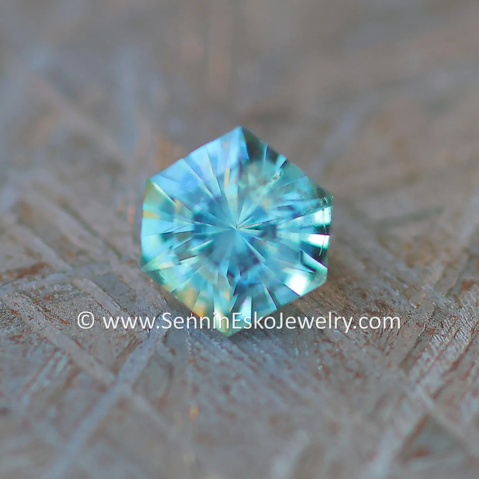 0.56 carat Montana Sapphire Hexagon - 5.2x4.6mm