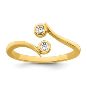 10k Gold Adjustable Toe Ring