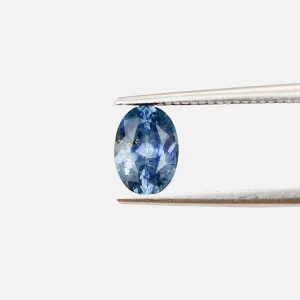 1.38ct Oval Blue Sapphire