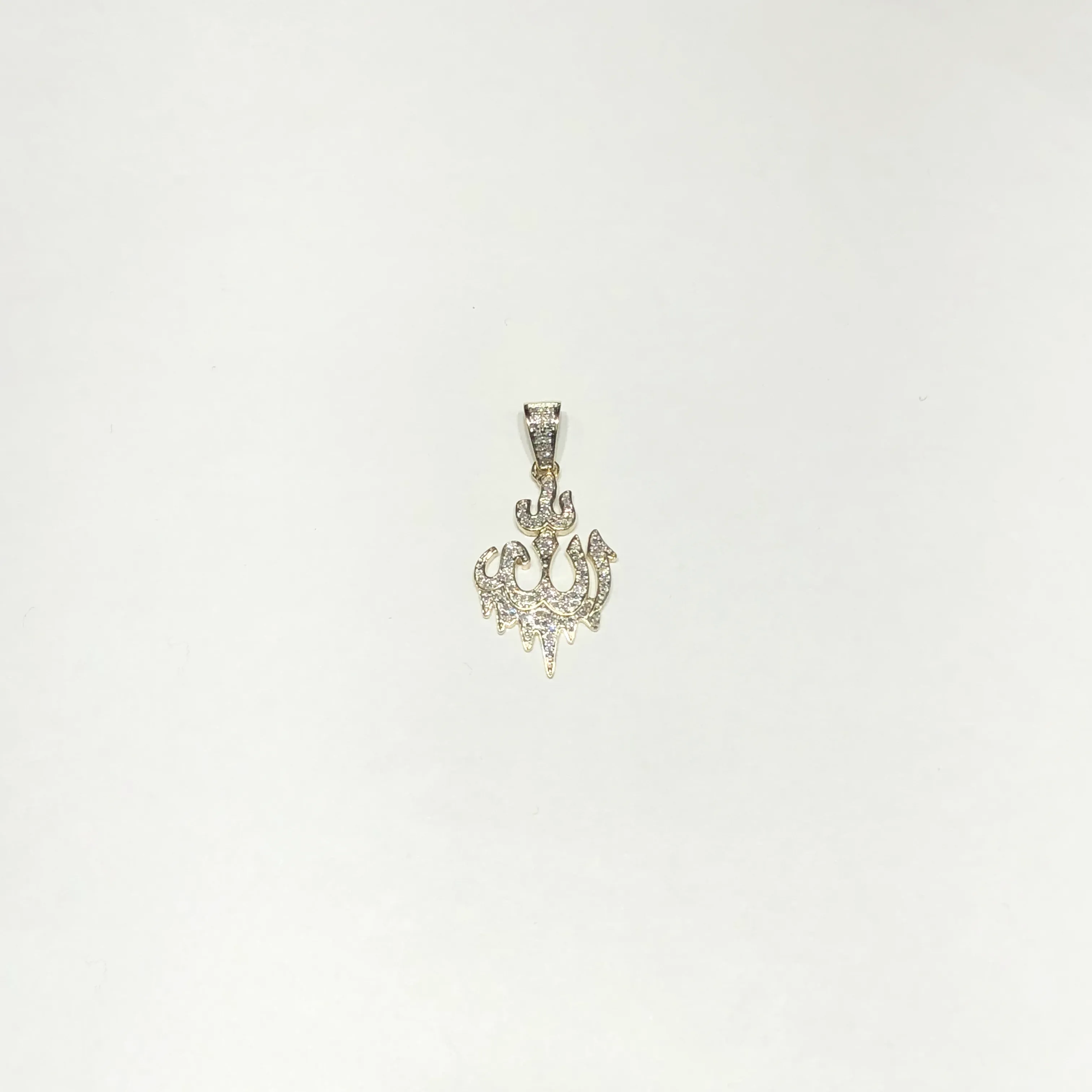 Allah Drippin Diamond Pendant (14K)