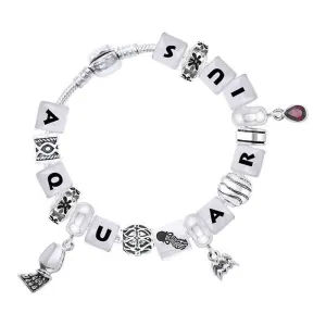 Aquarius Astrology Bead Bracelet TBL317