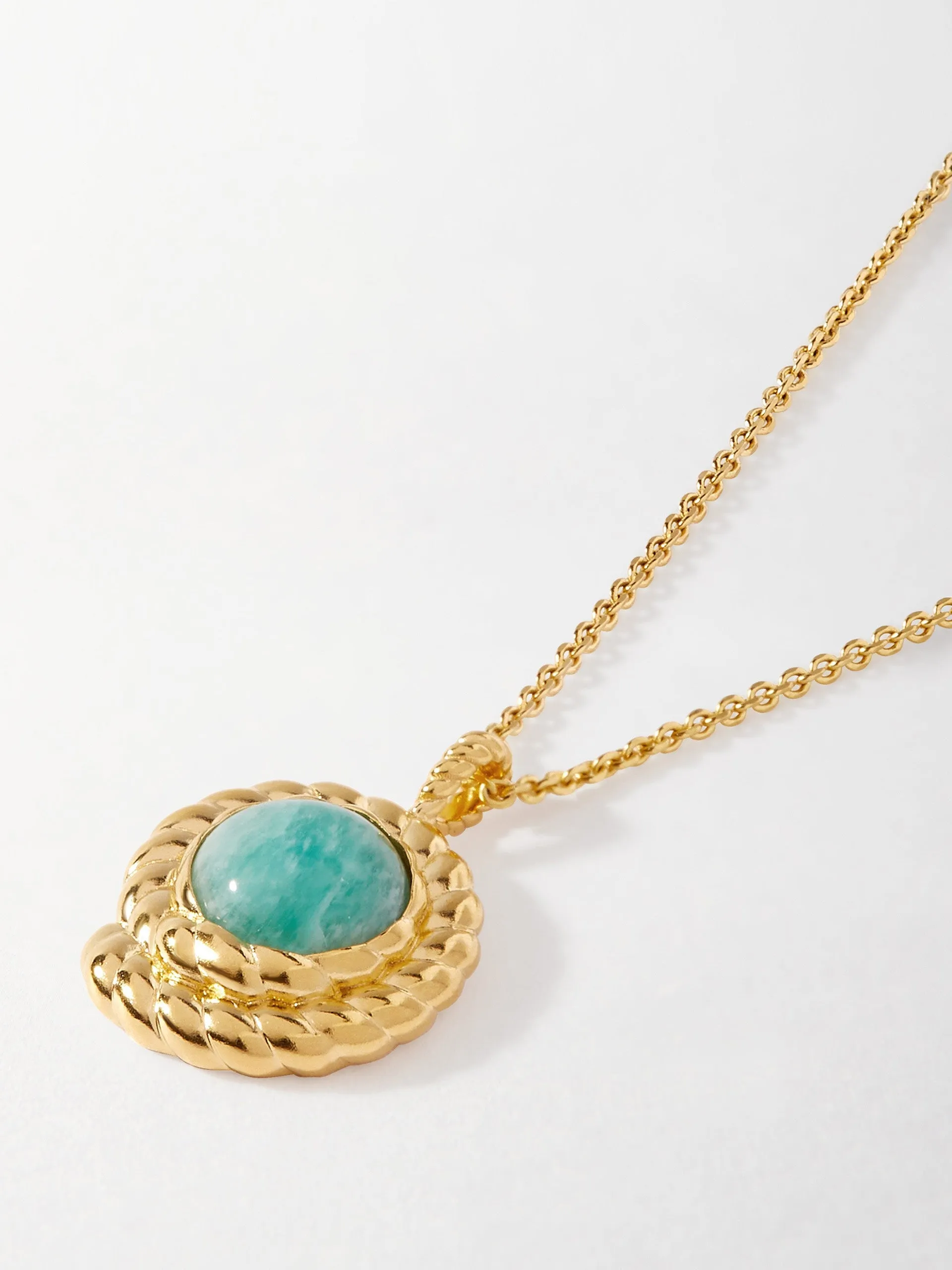 Azure amazonite necklace