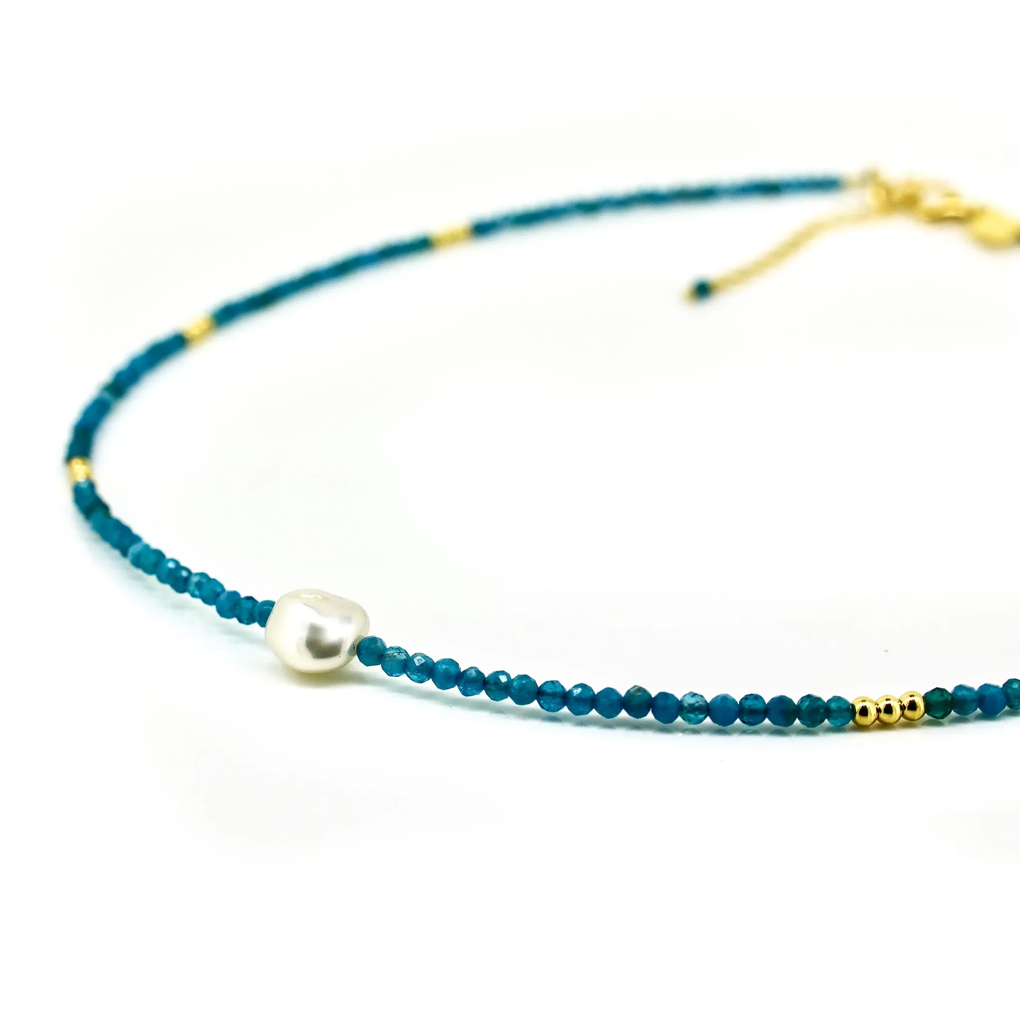 Azure Breeze Pearl Necklace