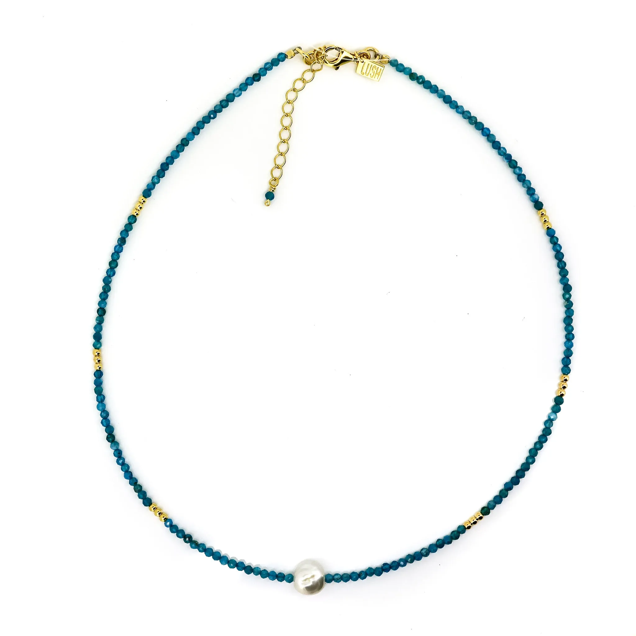 Azure Breeze Pearl Necklace