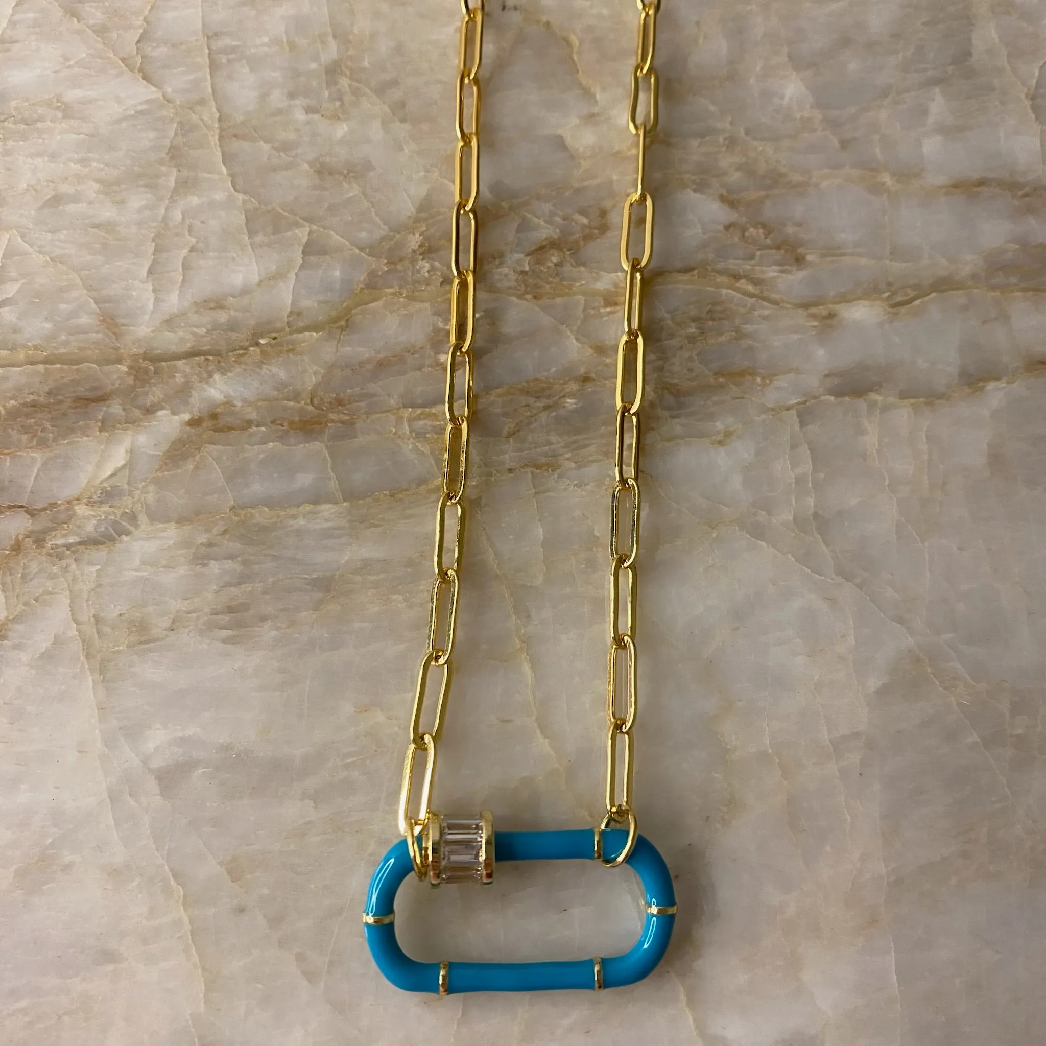 Bamboo Clasp Necklace