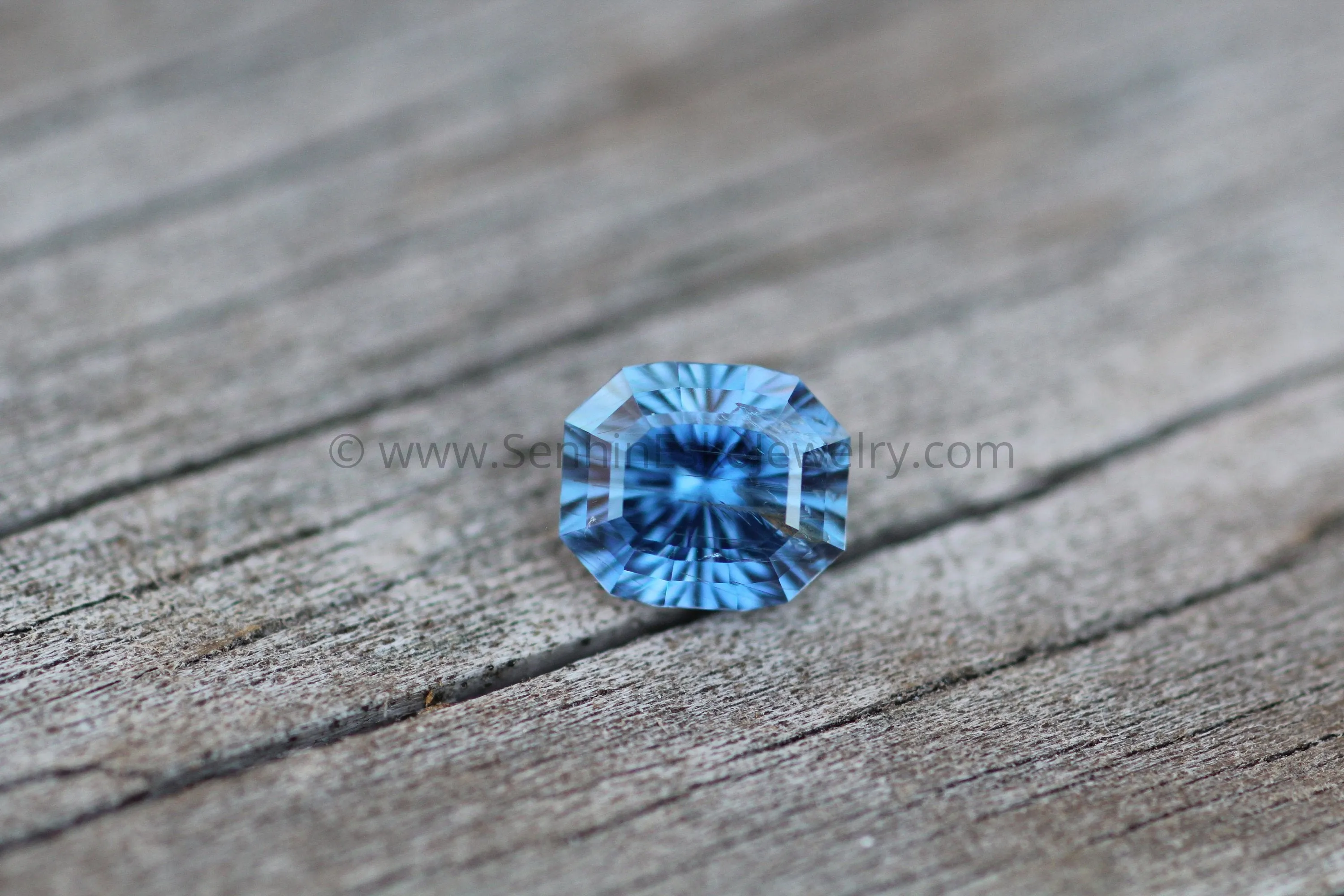 Blue Purple Sapphire Fantasy Cut 6.8x5.9mm, 1.53Carats - Umba Sapphire