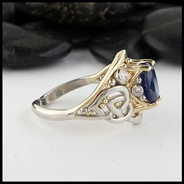 Blue Sapphire Custom Ring