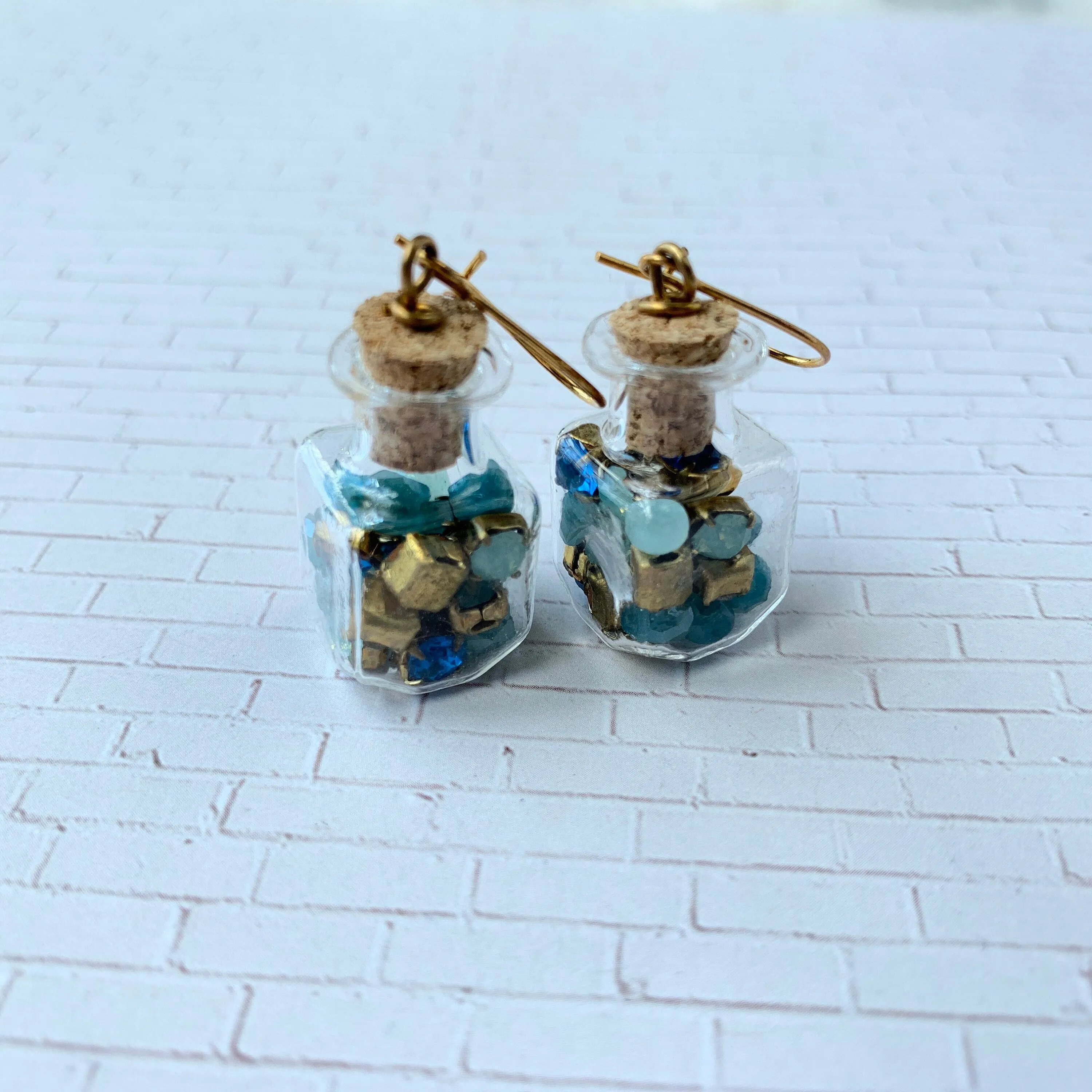 Bottled Treasure Earrings - 3 Color Choices