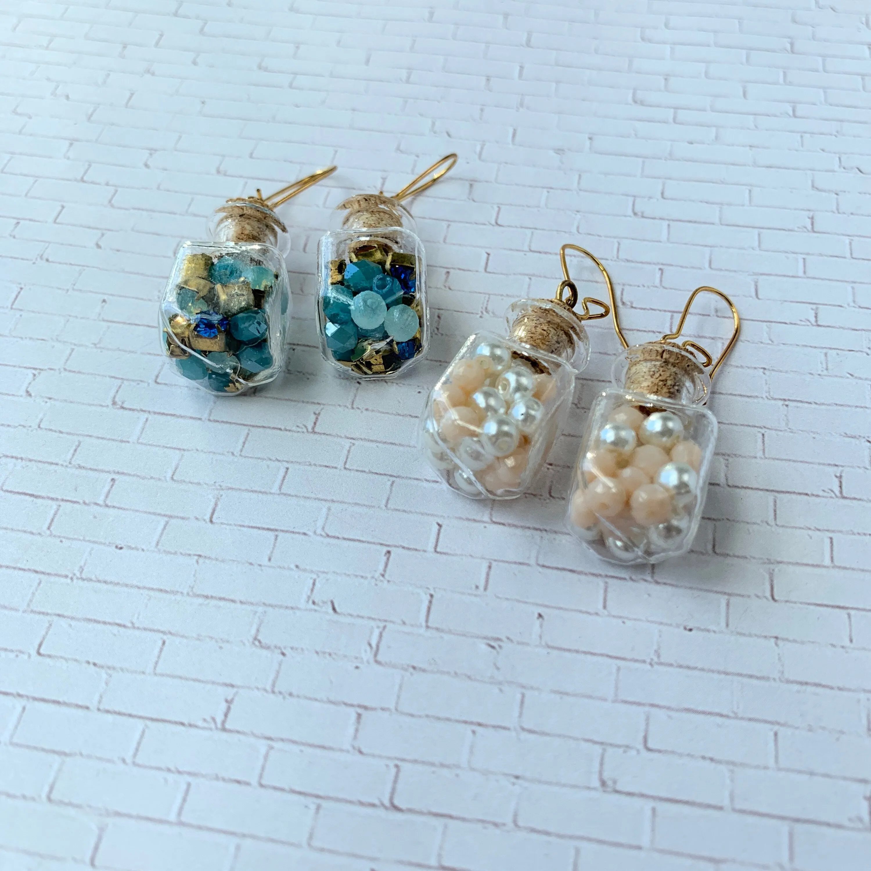 Bottled Treasure Earrings - 3 Color Choices