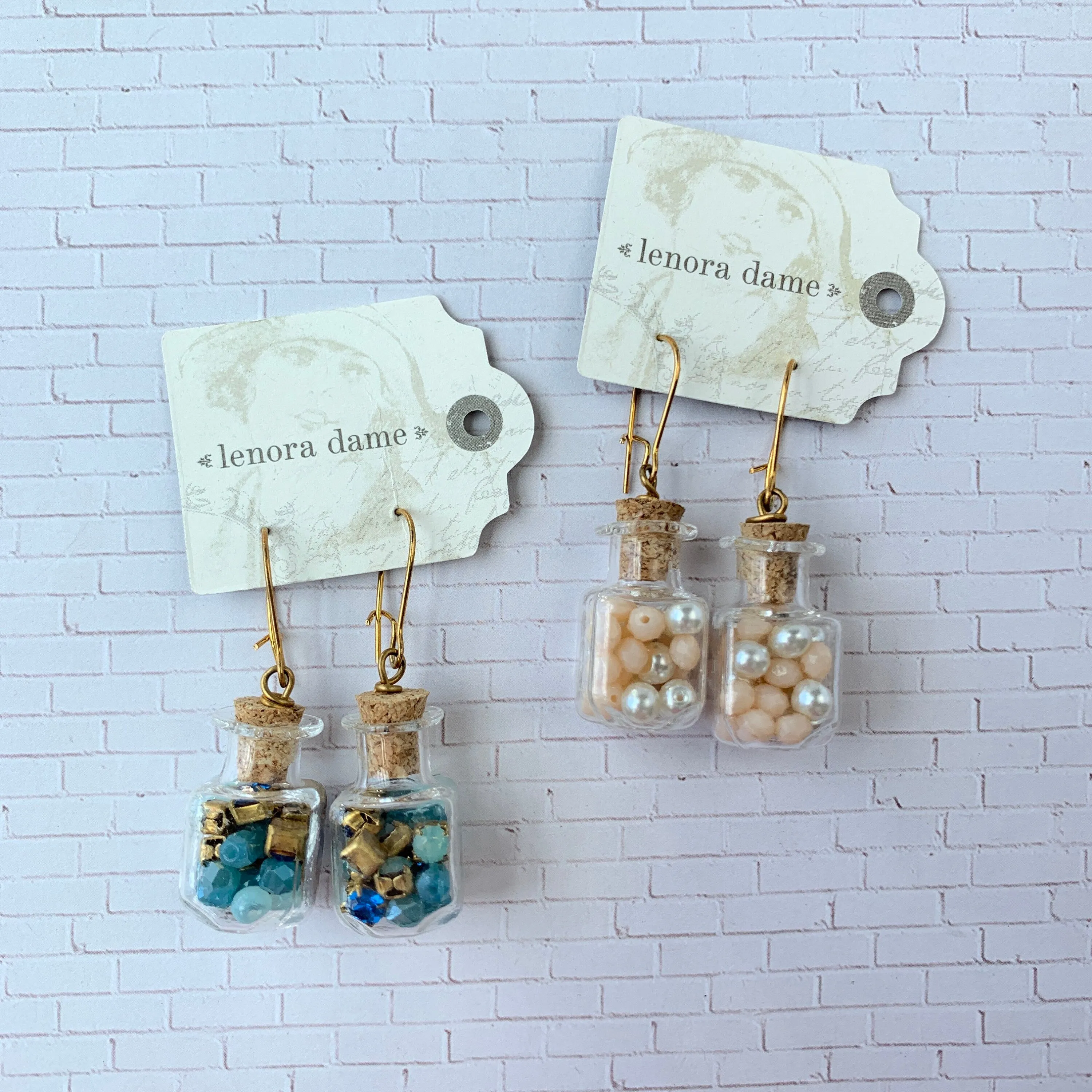 Bottled Treasure Earrings - 3 Color Choices