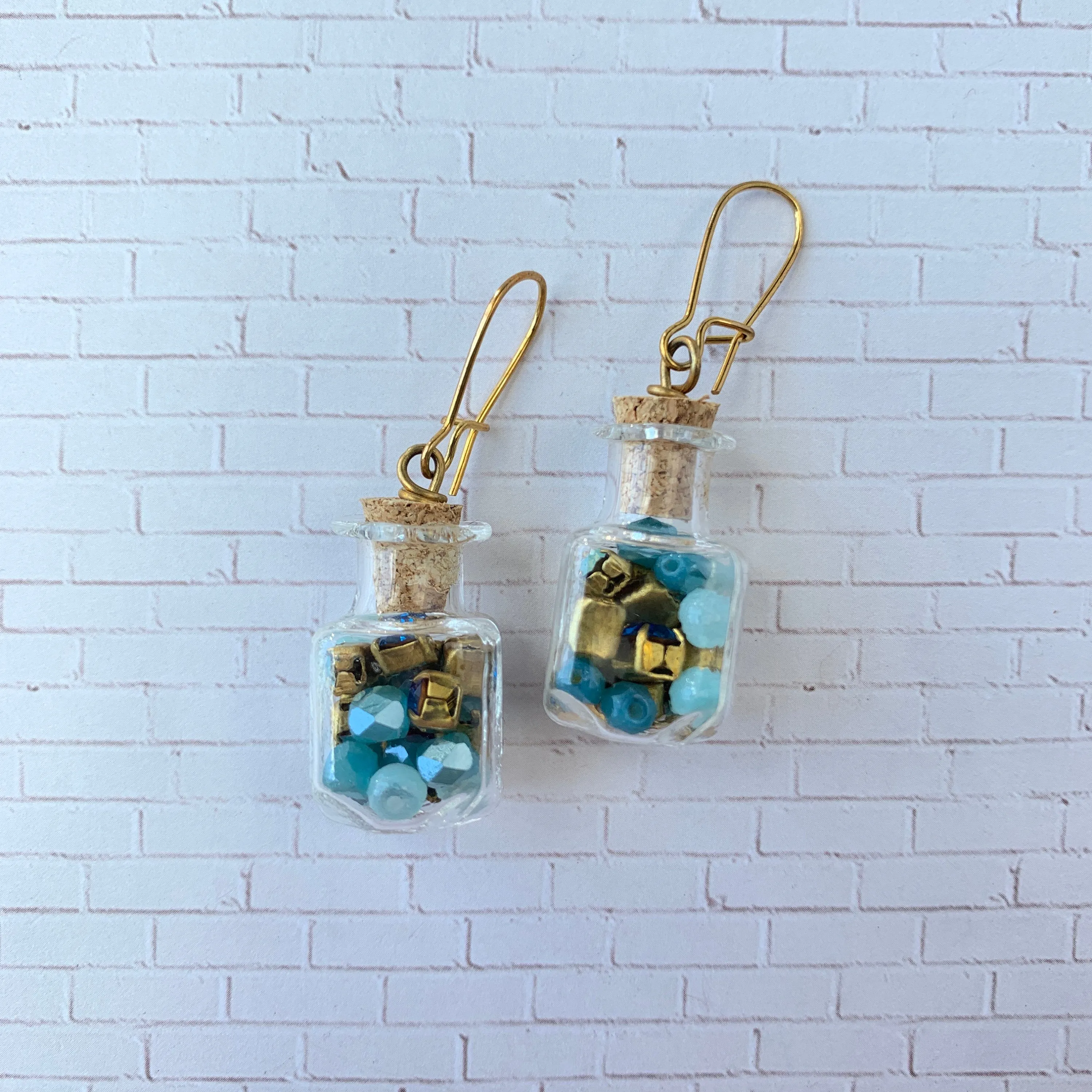 Bottled Treasure Earrings - 3 Color Choices