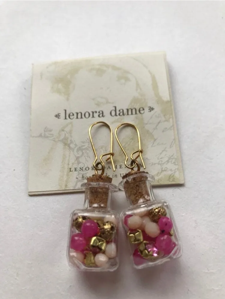 Bottled Treasure Earrings - 3 Color Choices