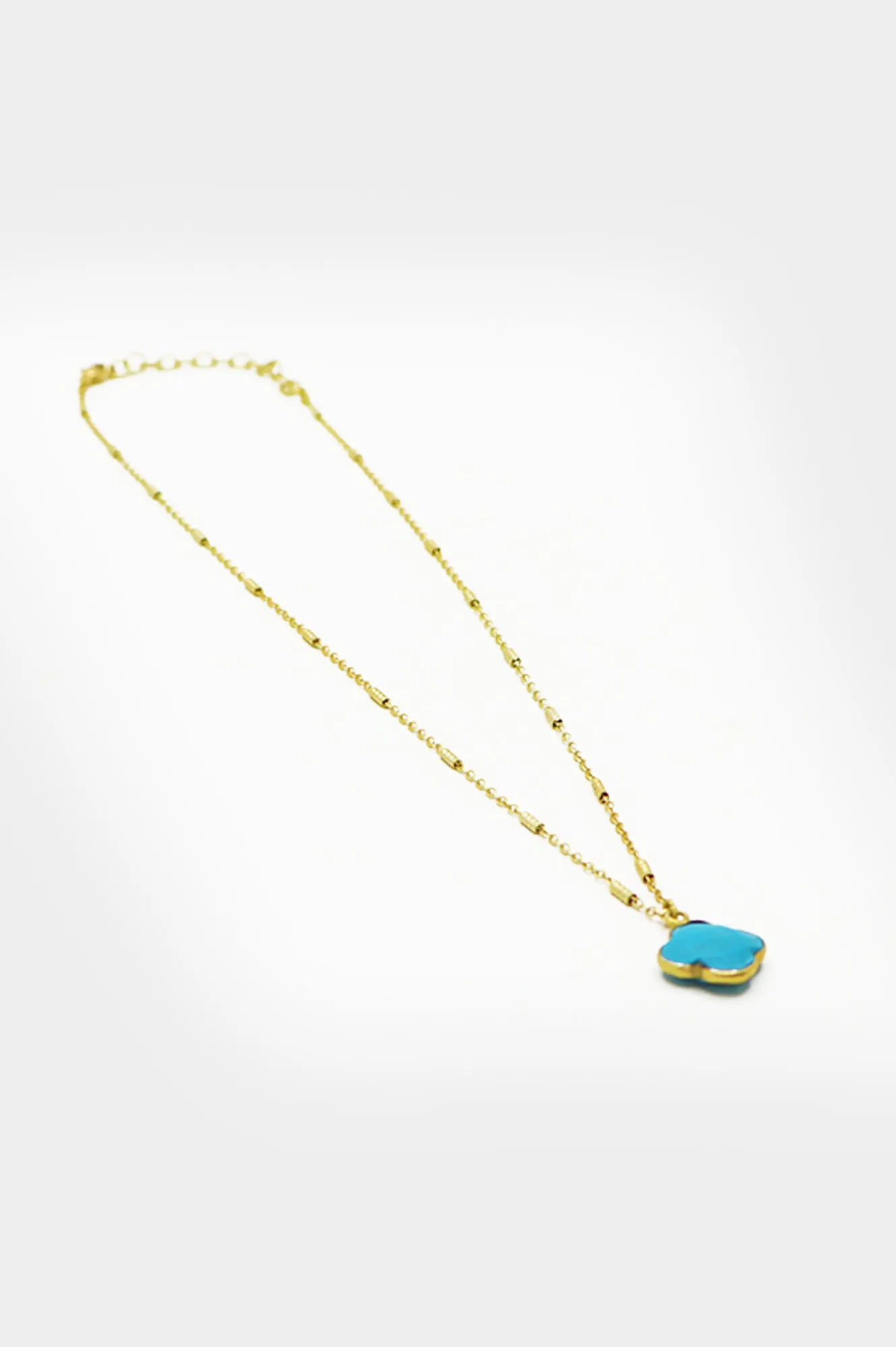 Clover Necklace | Turquoise