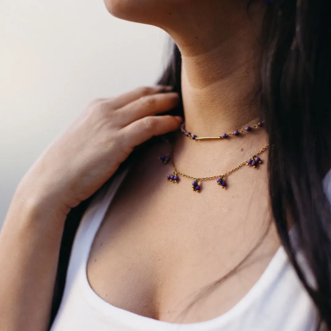 Coastal Choker Lavender