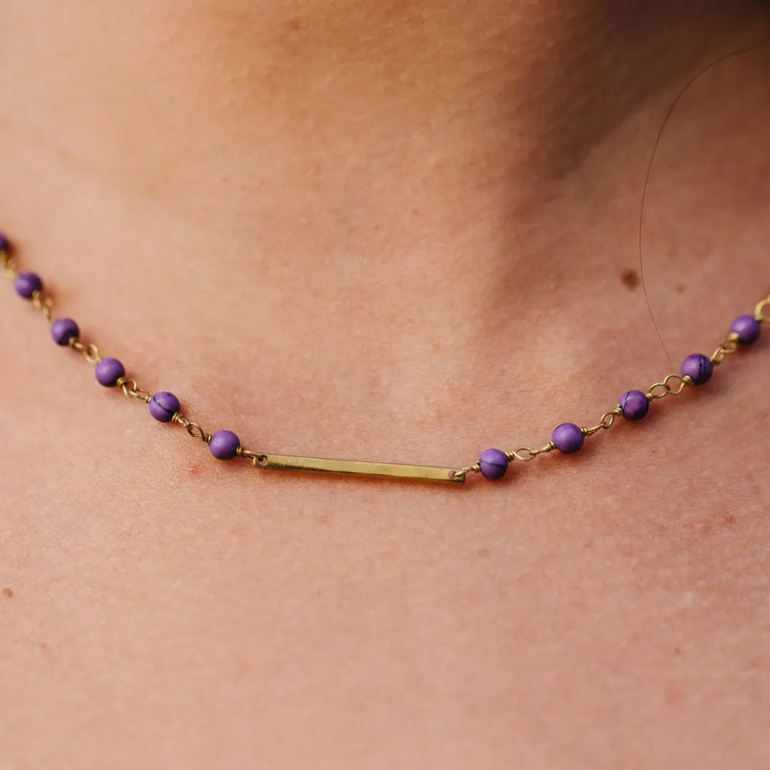 Coastal Choker Lavender