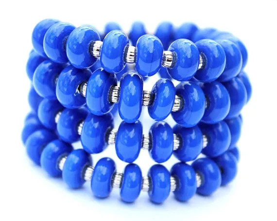 Cobalt Blue Wrap Bracelet