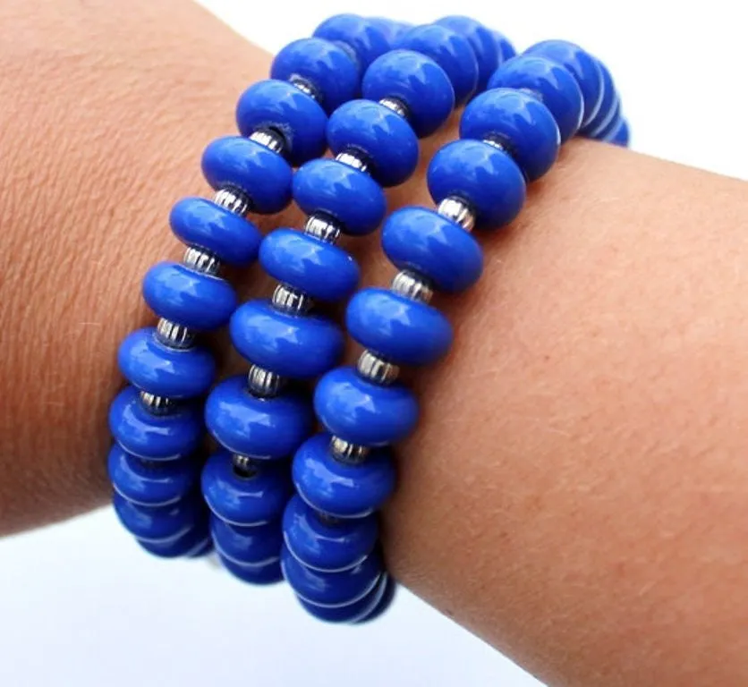 Cobalt Blue Wrap Bracelet