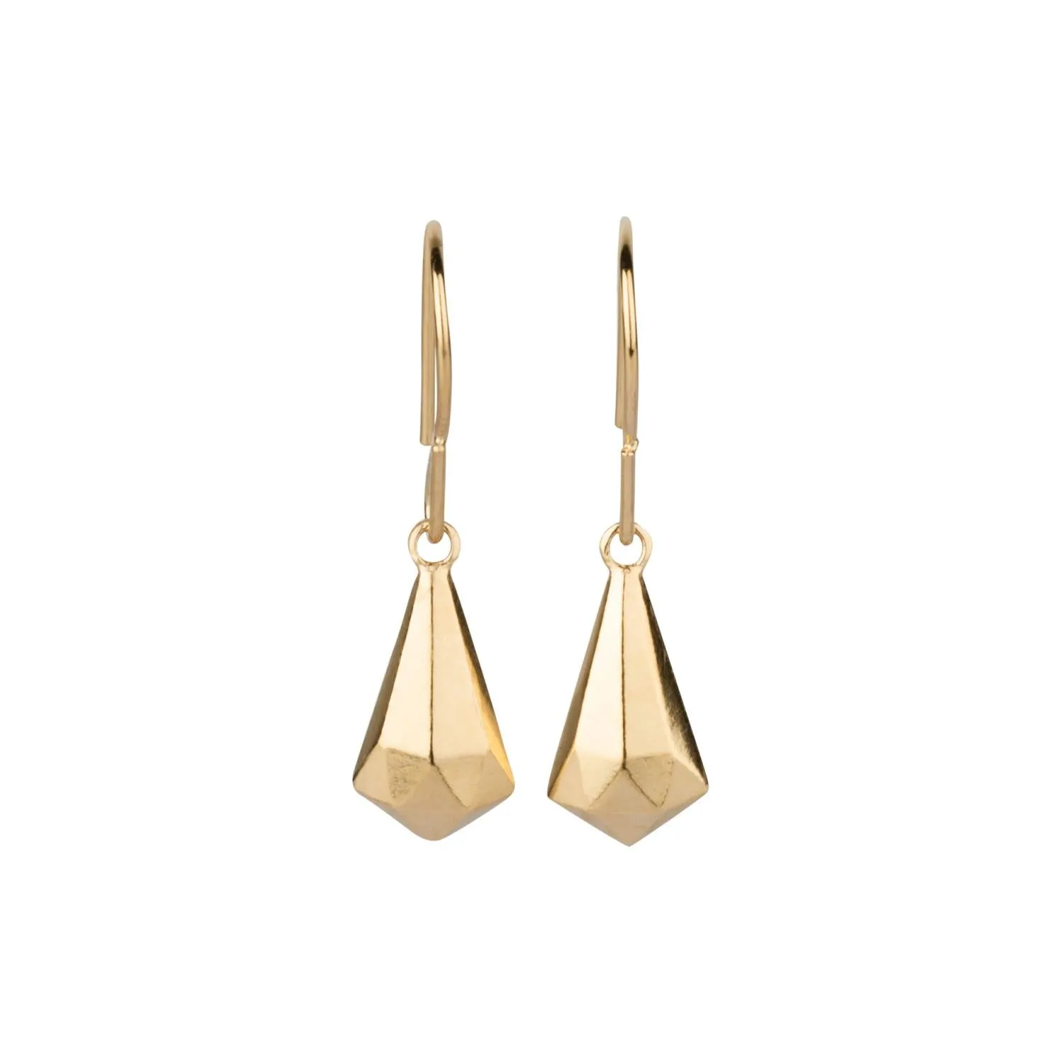 Crystal Fragment Vermeil Earrings