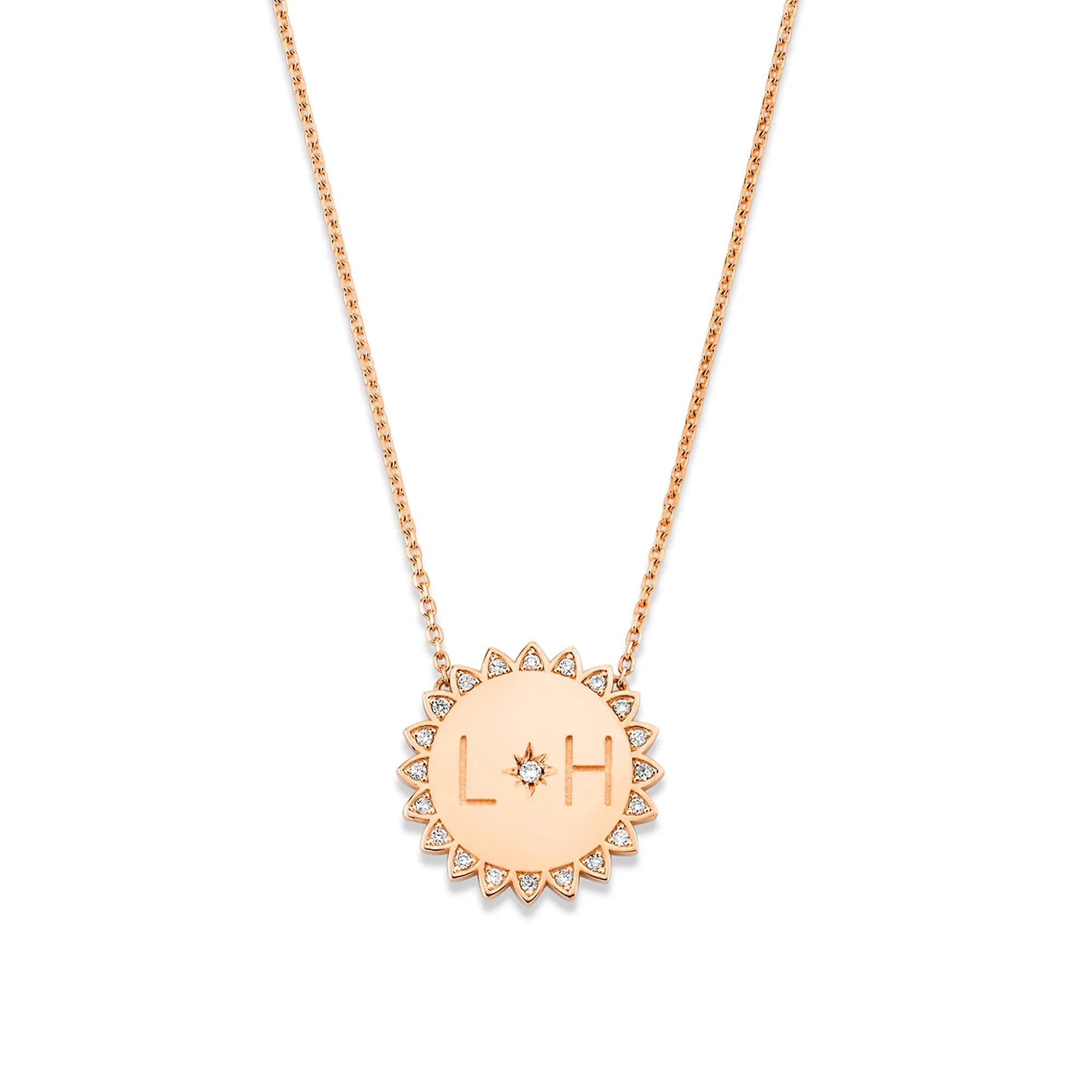 Custom Initials Classic "You Are My Sunshine" Necklace