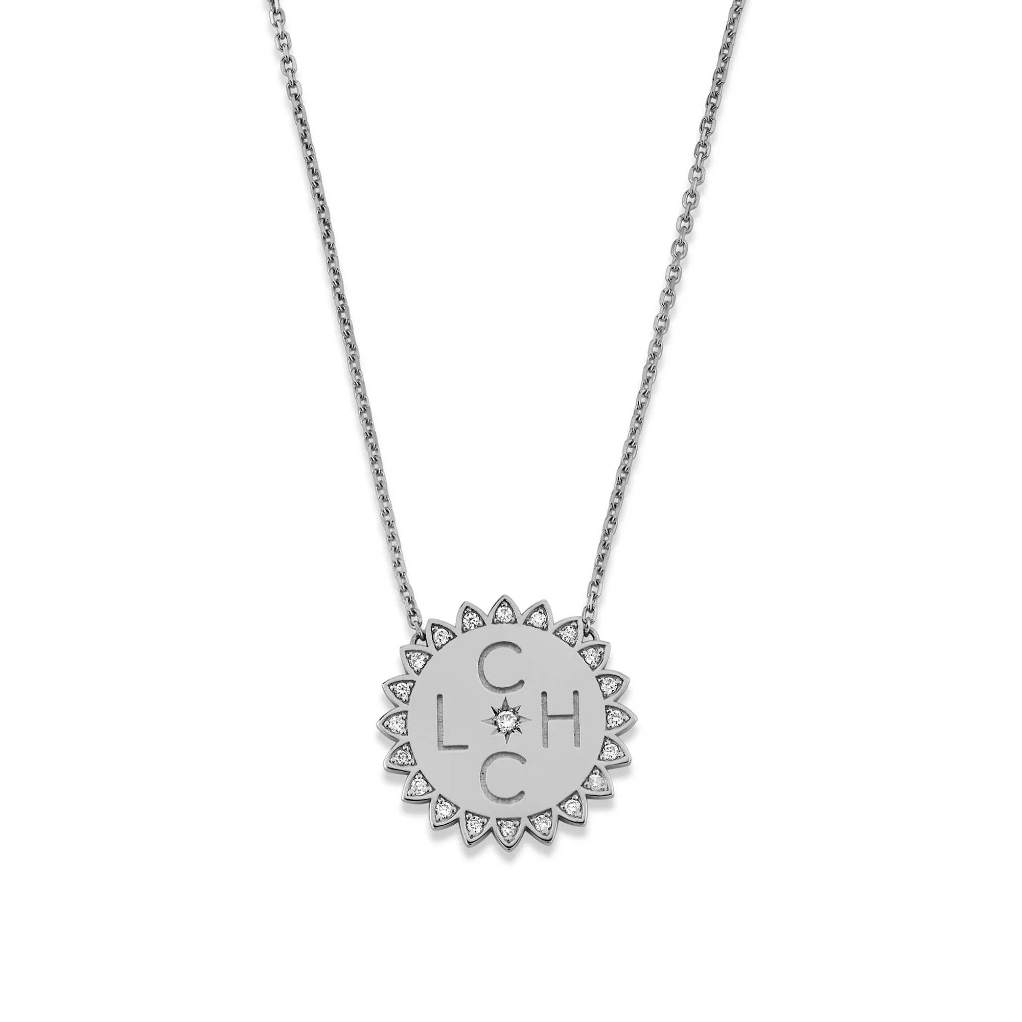 Custom Initials Classic "You Are My Sunshine" Necklace