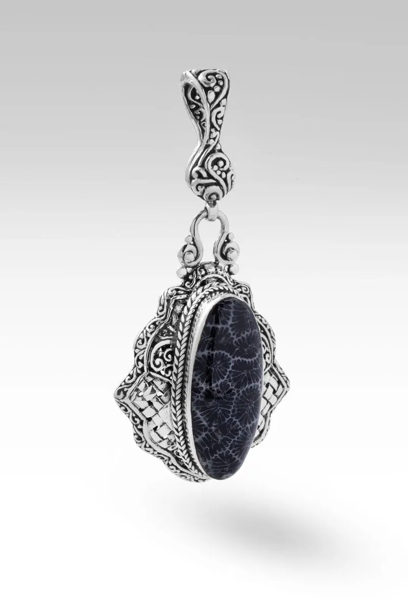 Delight in Him Pendant™ in Black Indonesian Coral