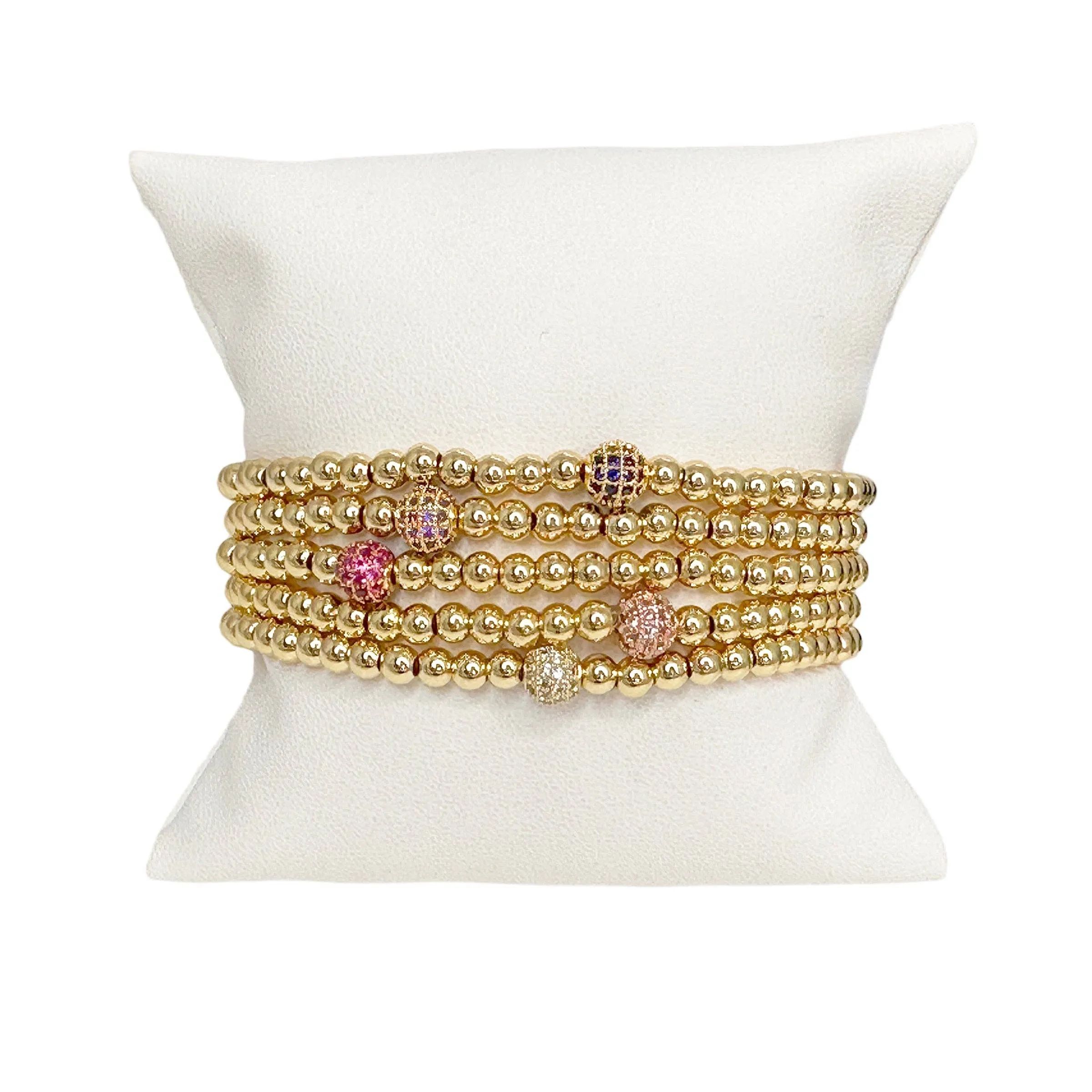 Diana Soft Color Sweet Pave 4mm Bracelet