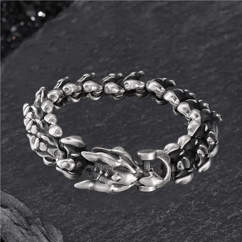 Domineering Dragon Stainless Steel Men's Bracelet