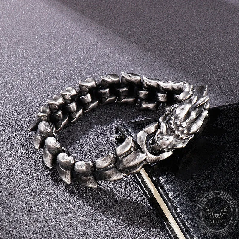 Domineering Dragon Stainless Steel Men's Bracelet