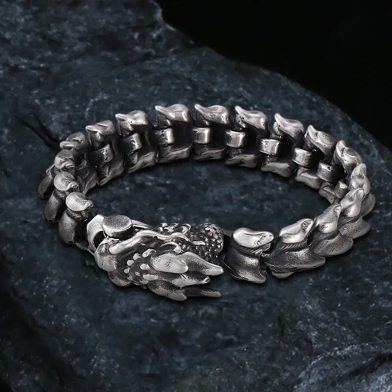 Domineering Dragon Stainless Steel Men's Bracelet