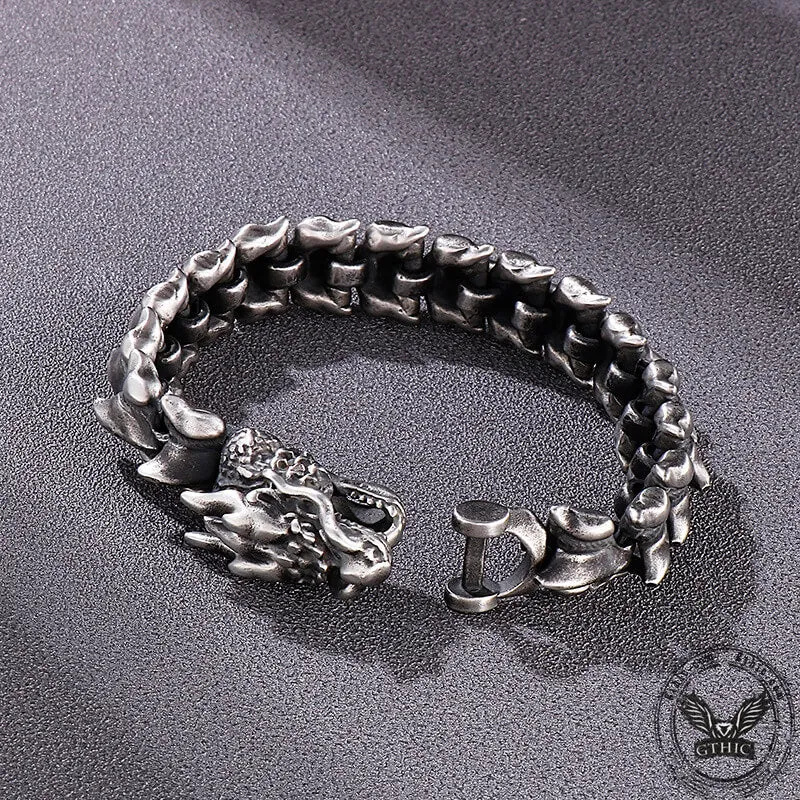 Domineering Dragon Stainless Steel Men's Bracelet