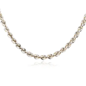 ESTATE 14K YELLOW GOLD ROPE CHAIN