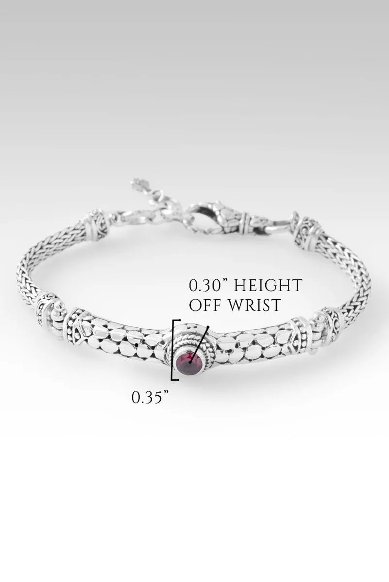 Free in Faith Bracelet™ in Rhodolite Garnet