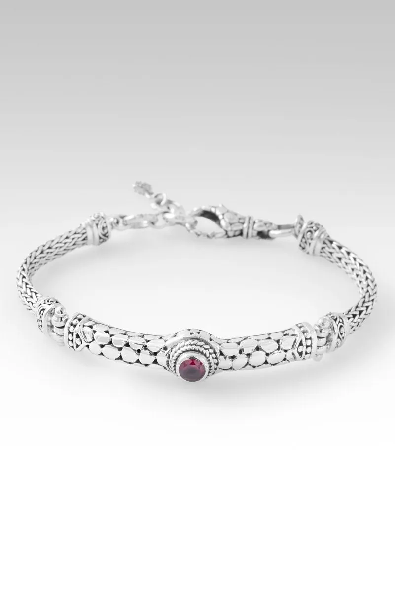 Free in Faith Bracelet™ in Rhodolite Garnet