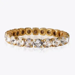 Gold Gia Crystal Stud Bracelet