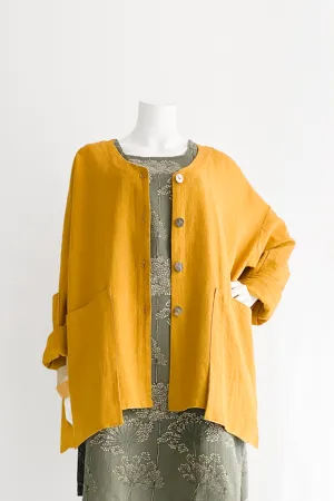 Hanging Pocket Jacket in Topaz Roma