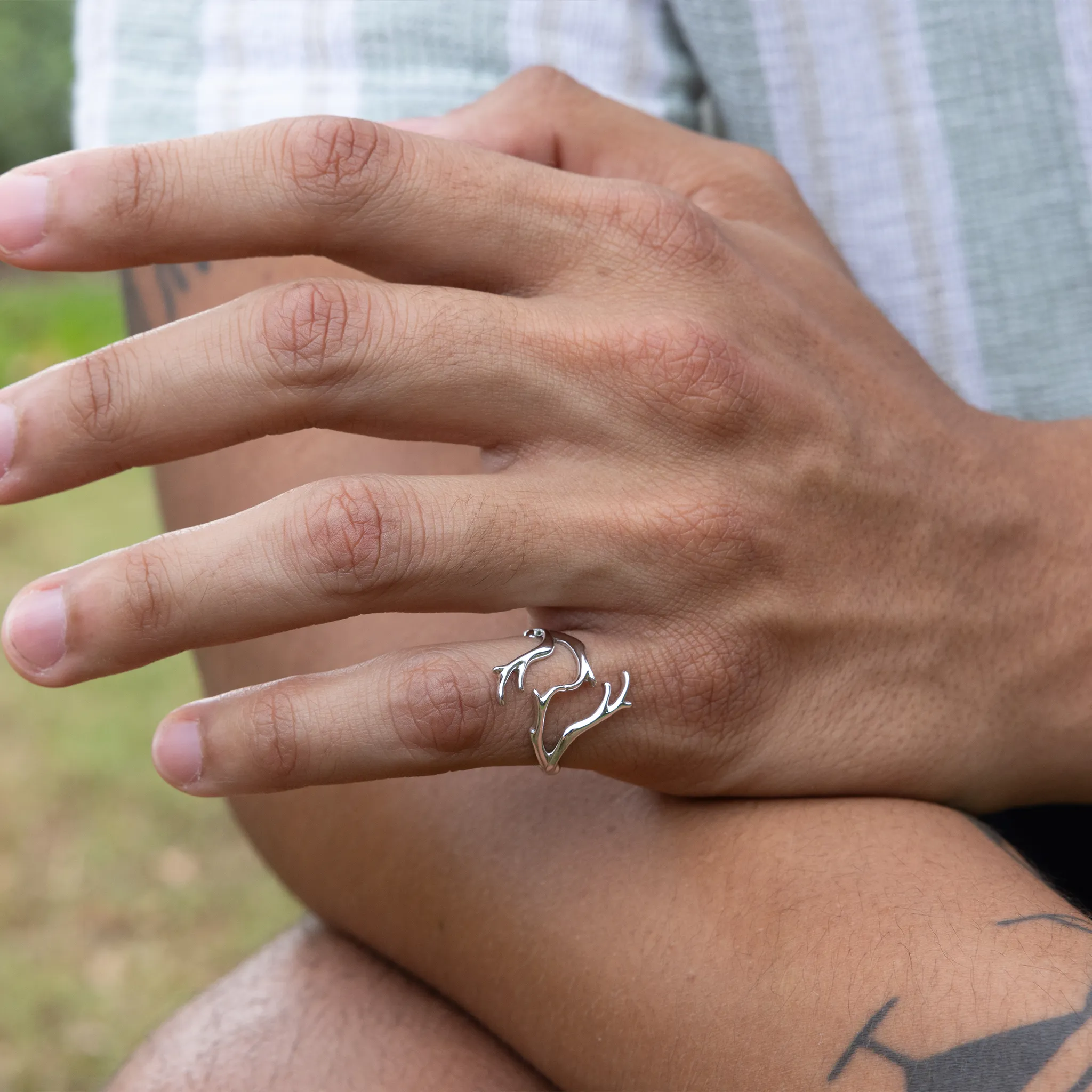 Heritage Ring in White Gold