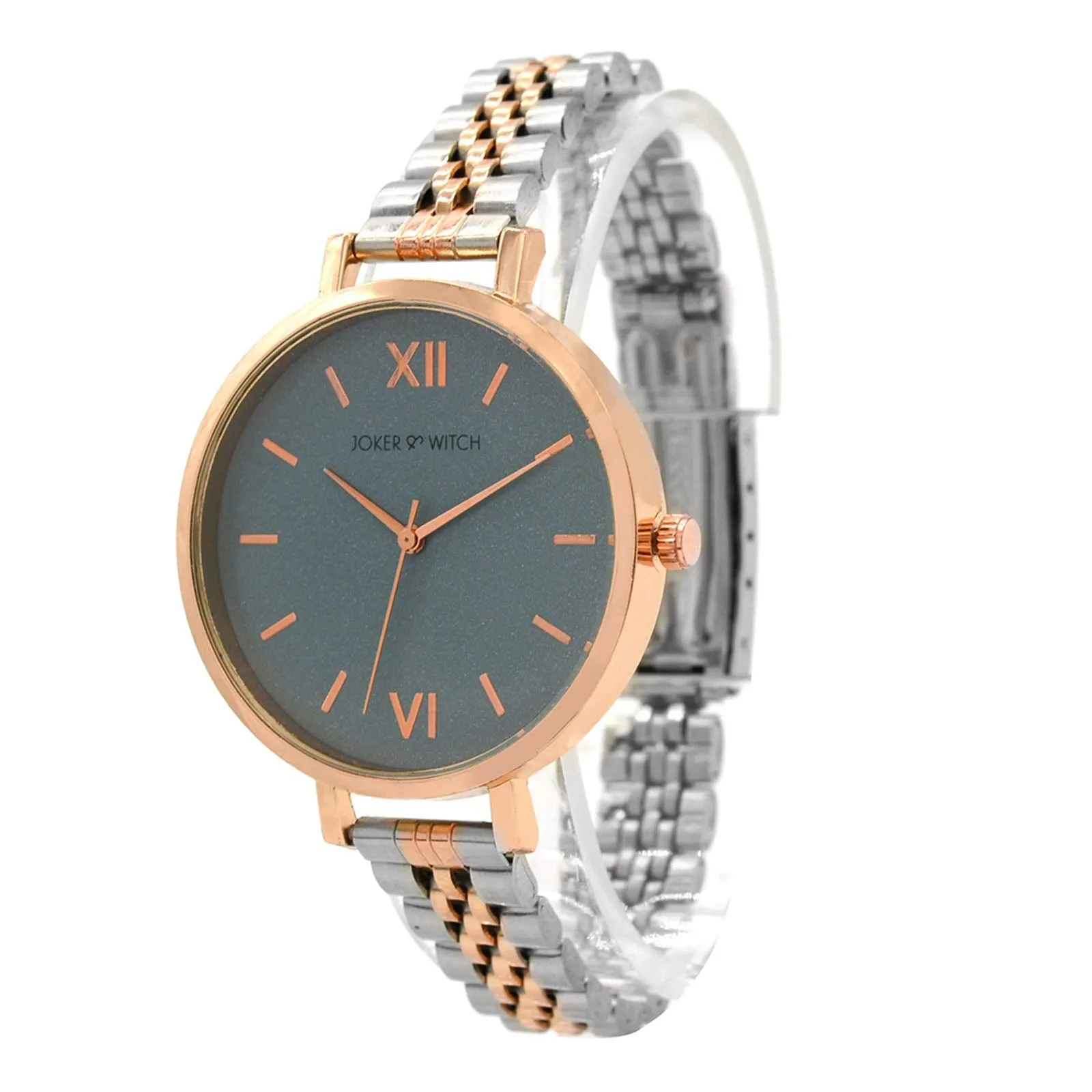 Joker & Witch FAE Grey Rosegold Watch Bracelet Gift Set for Women