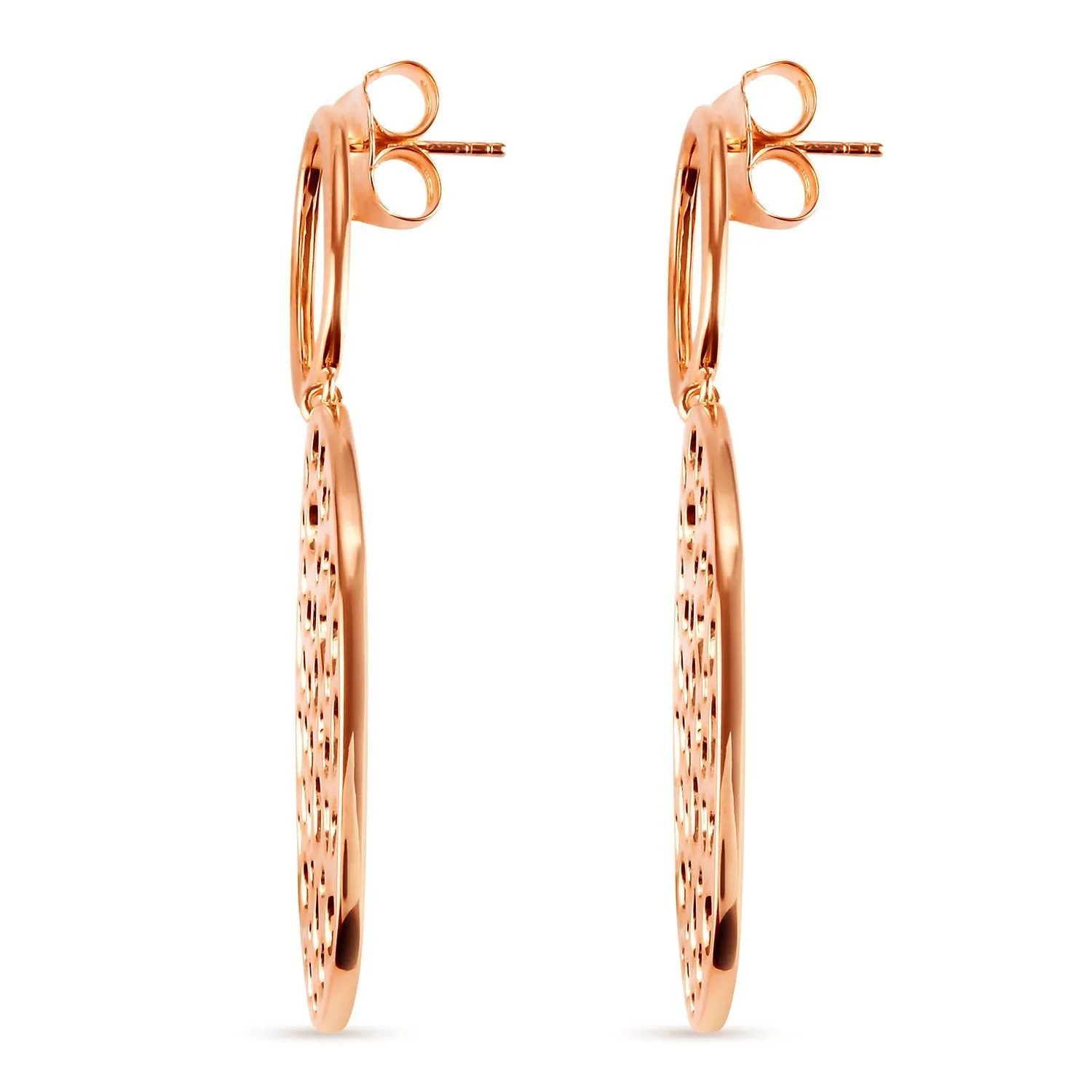 Lattice Double Link Earrings