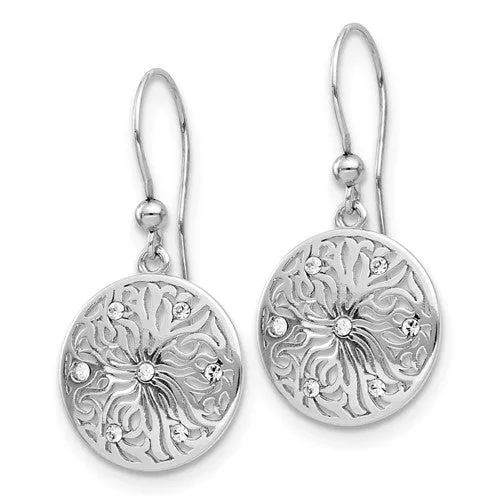 Leslie's Sterling Silver CZ Dangle Earrings