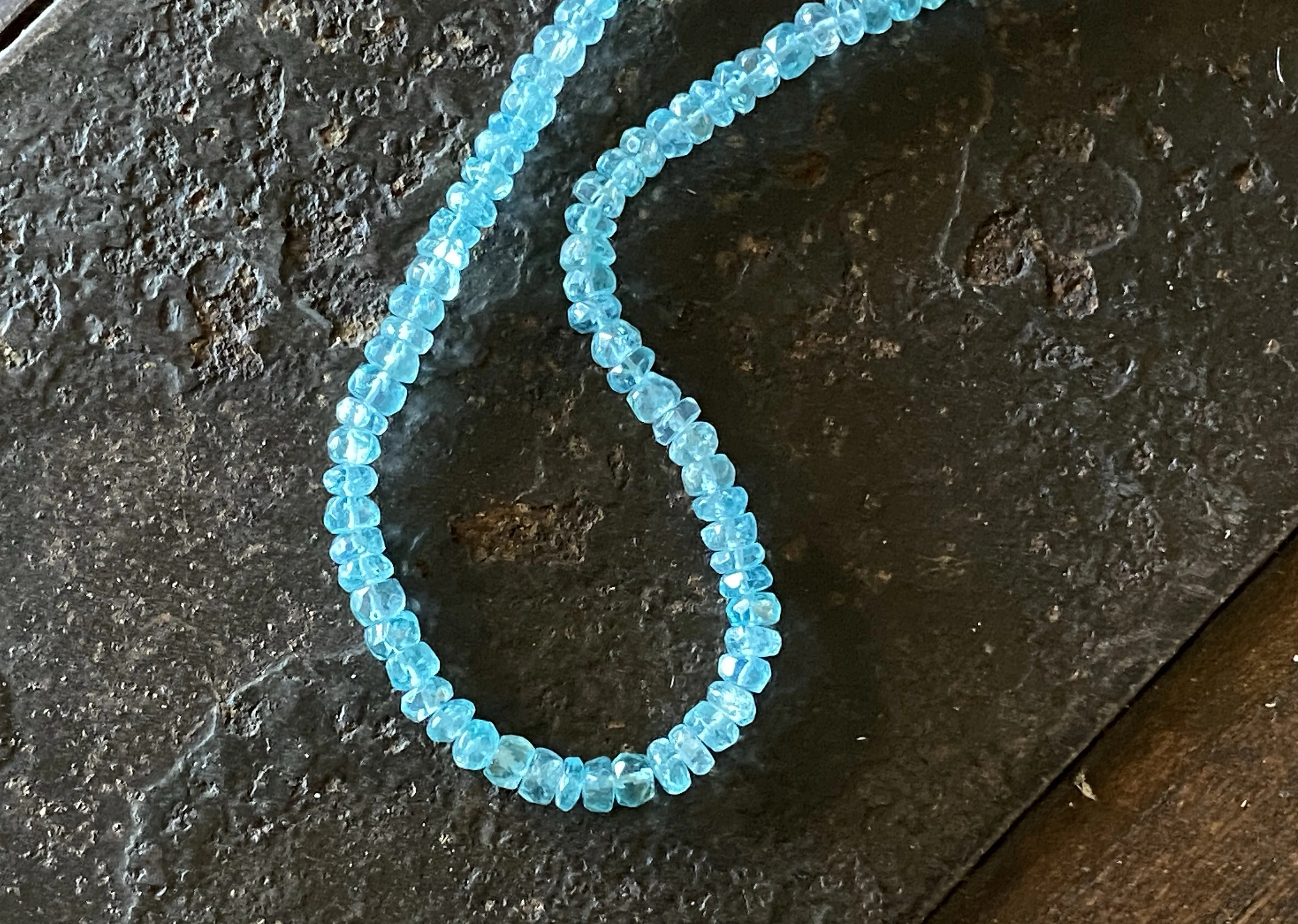 Light Blue Apatite Necklace