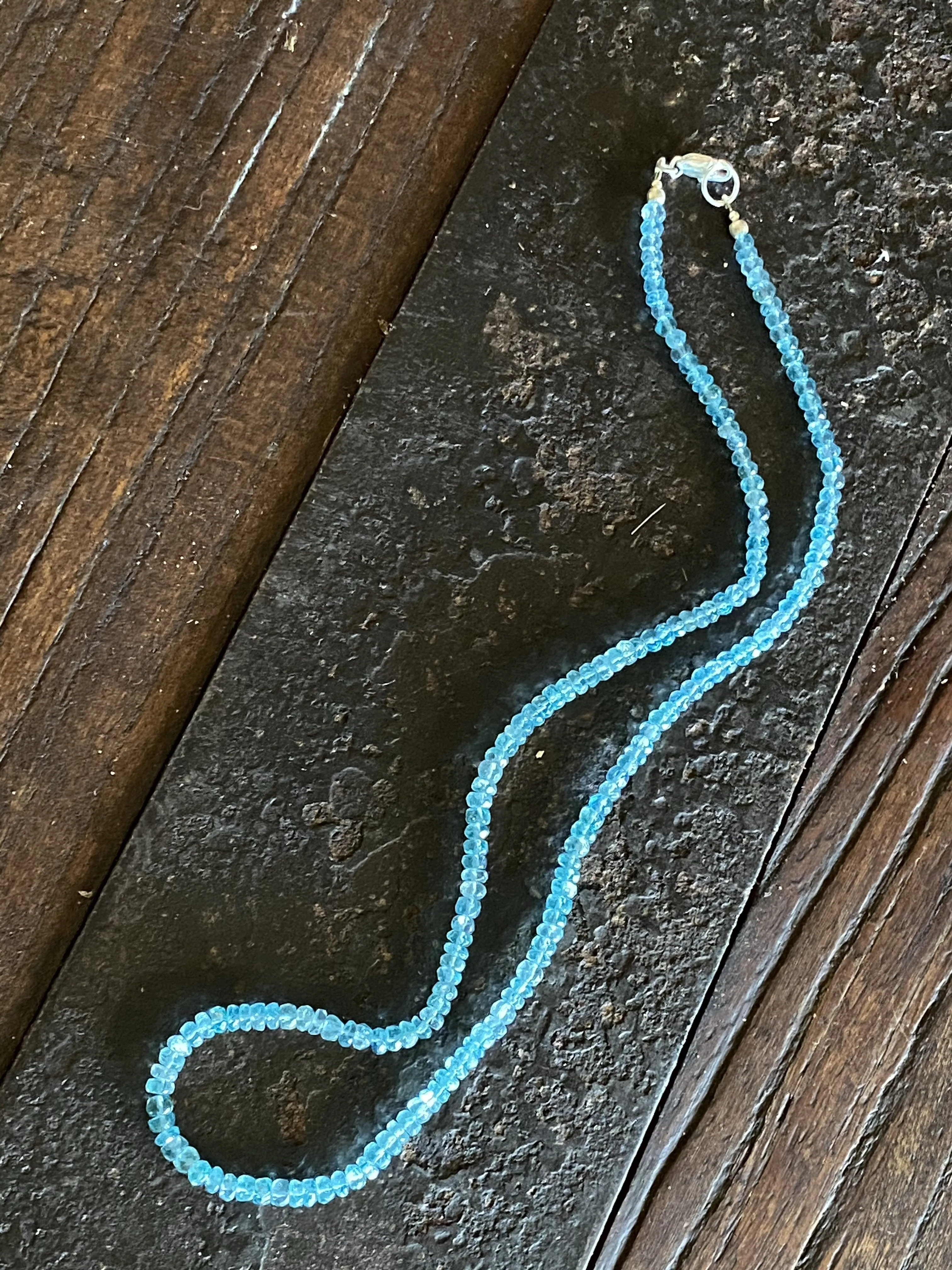 Light Blue Apatite Necklace