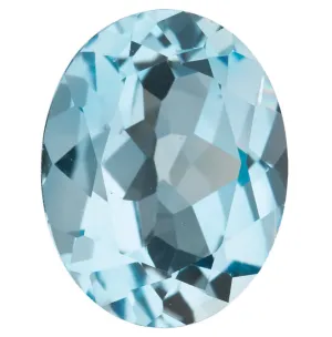 Loose 4.60ct OV Cut Blue Topaz