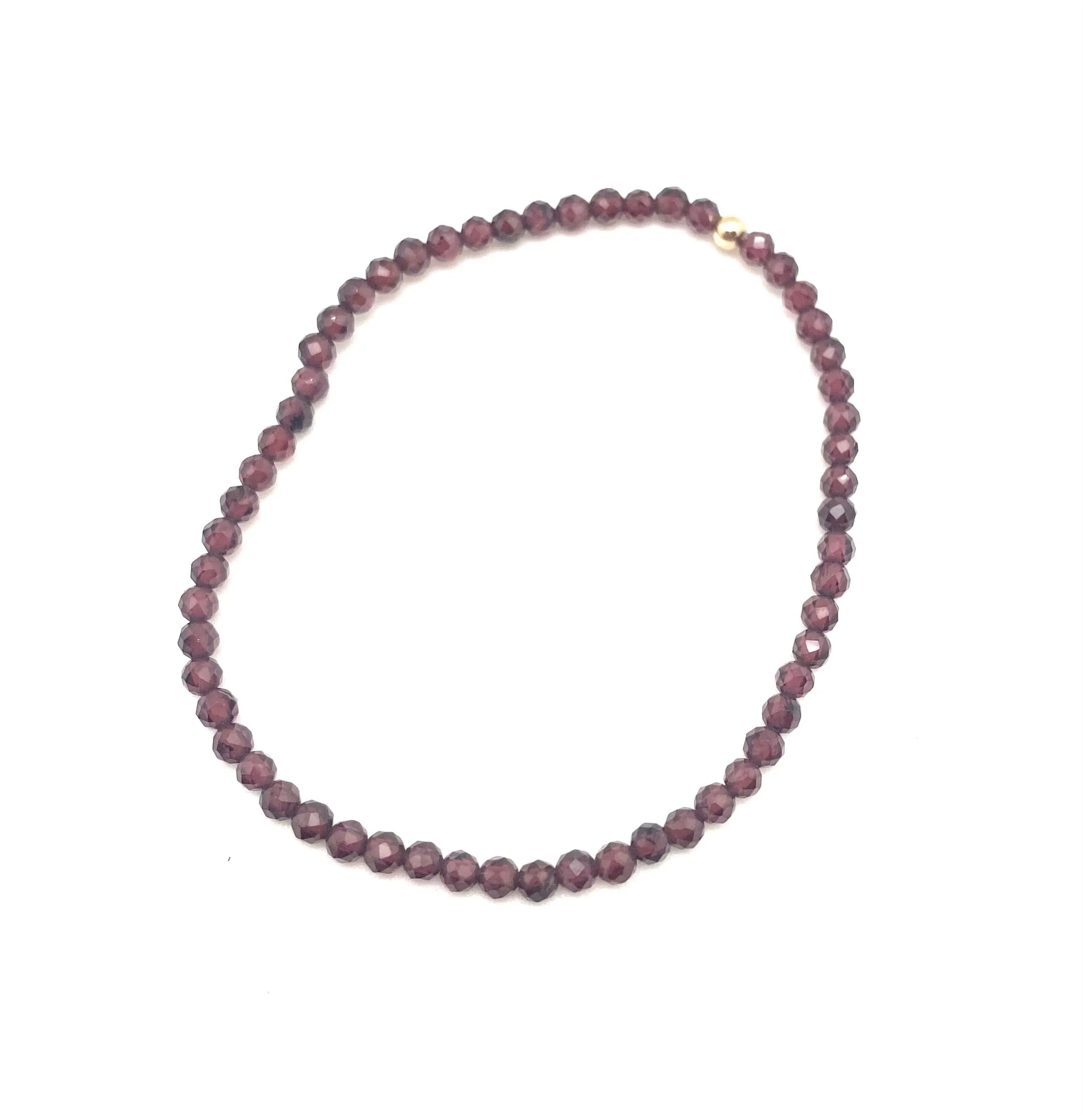 Mimi single bracelet - garnet