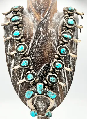 Necklace- Vintage 1950's Navajo Squash