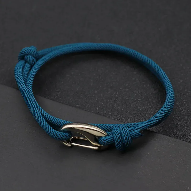 New Adjustable 3mm Thin Cord Bracelet Homme Double Layer Handmade Weaven Rope Braclet Pulseras Hombre Legend Braslet Men Joias