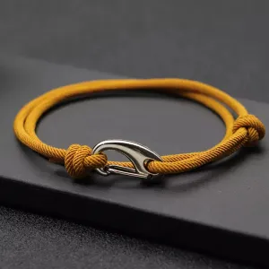 New Adjustable 3mm Thin Cord Bracelet Homme Double Layer Handmade Weaven Rope Braclet Pulseras Hombre Legend Braslet Men Joias