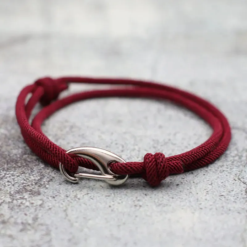 New Adjustable 3mm Thin Cord Bracelet Homme Double Layer Handmade Weaven Rope Braclet Pulseras Hombre Legend Braslet Men Joias