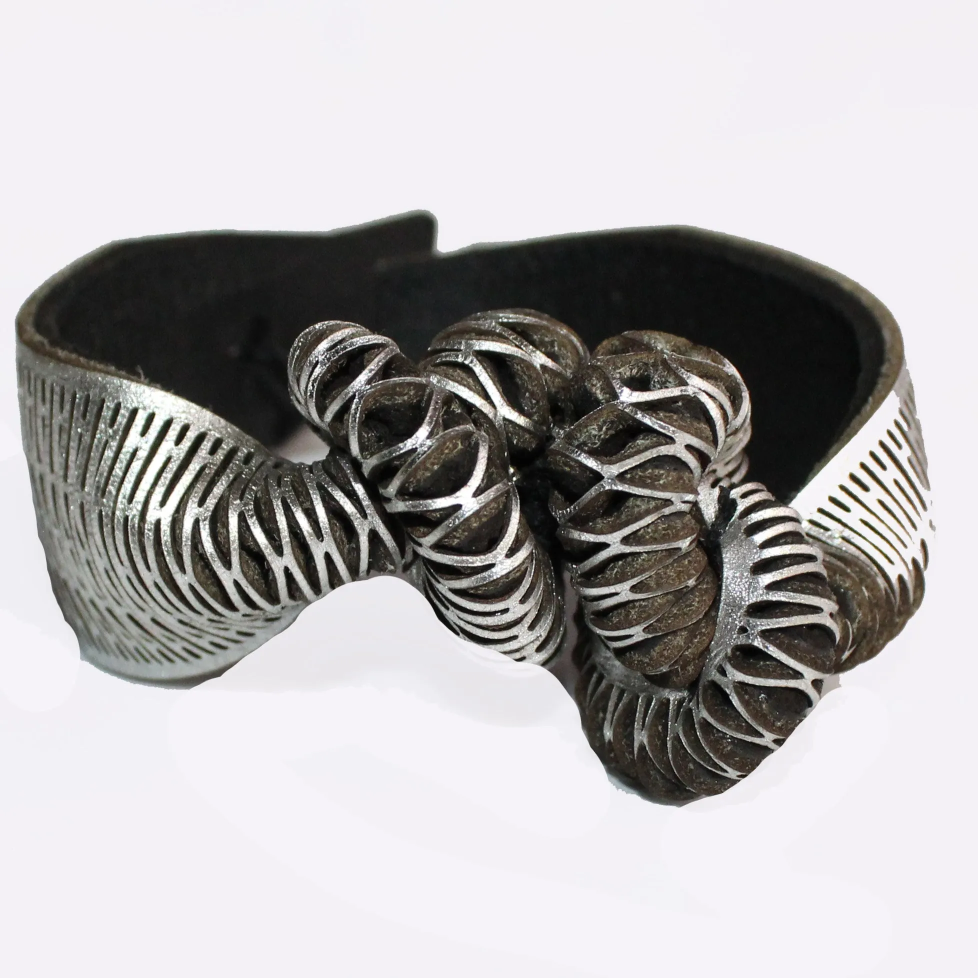 OroPoPo Bracelet, Rattlesnake, Silver