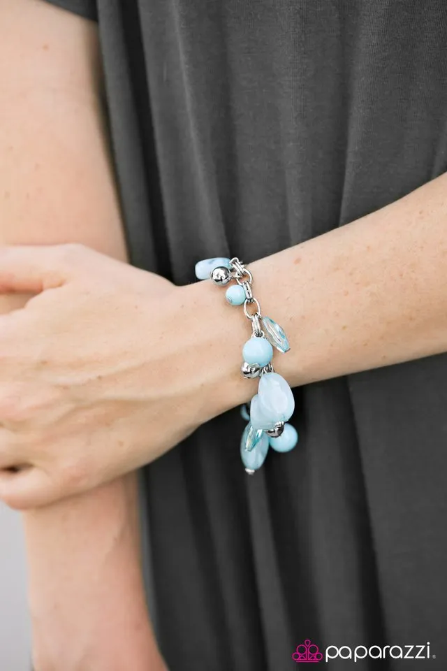 Paparazzi Bracelet ~ Coral Sea - Blue