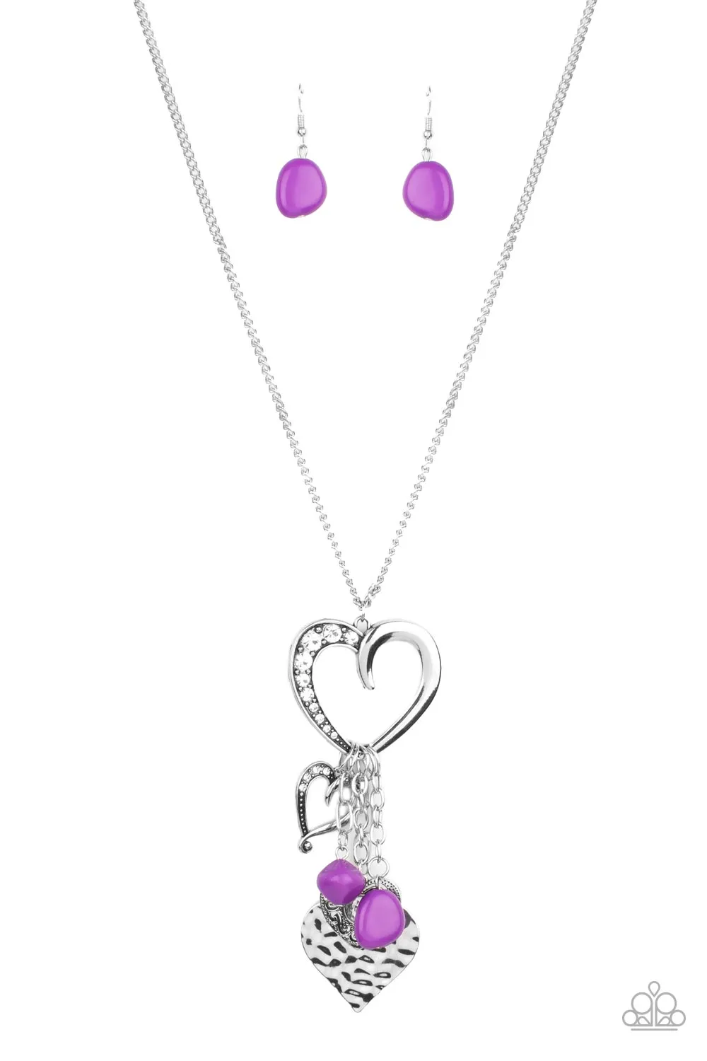 Paparazzi Flirty Fashionista Purple Necklace